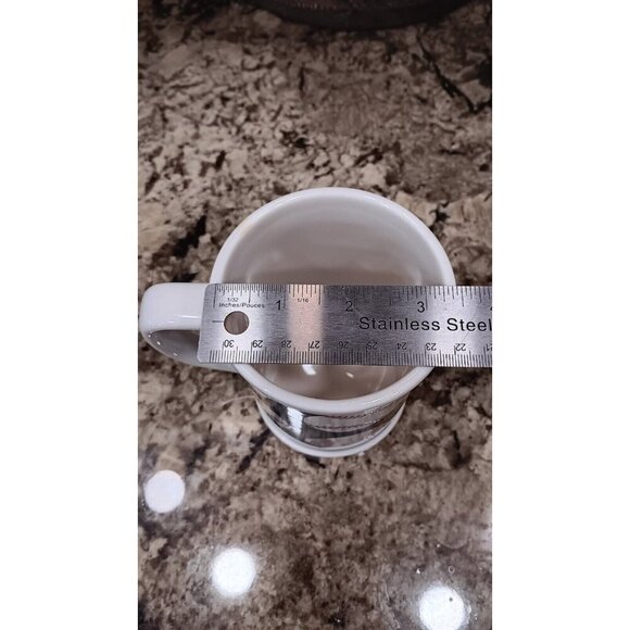 Vintage 2007 Starbucks Coffee Mug Cup 16 fl oz Baseballs Rare Large Starbucks - Picture 9 of 10